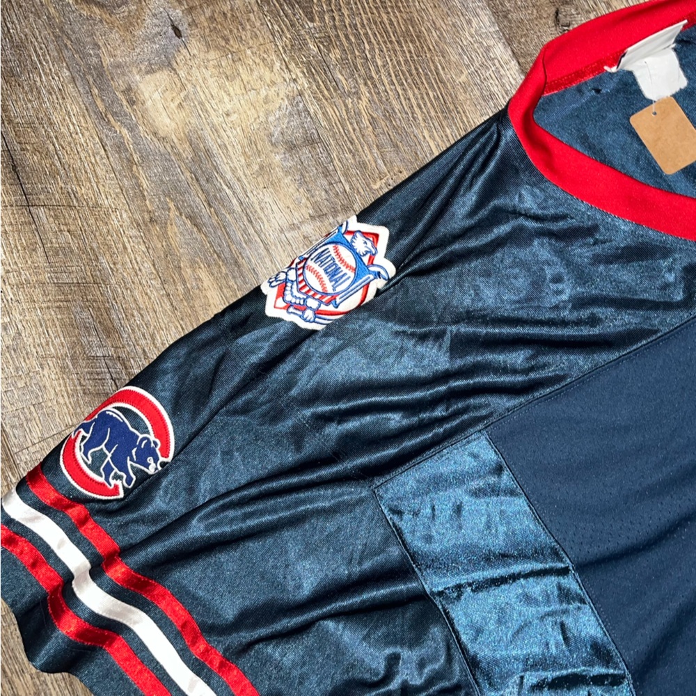 Vintage 90s Chicago Cubs Jersey Mens Football Style MLB Lee Sport Sz 3X Preowned - Picture 4 of 7